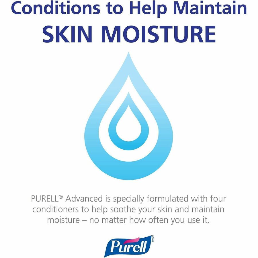 Image of PURELL® 545604 TFX Hand Sanitizer Dispenser Refill, 1.27 quart, Kill Germs, Hand, Skin, Moisturizing, Clear, 1 Each