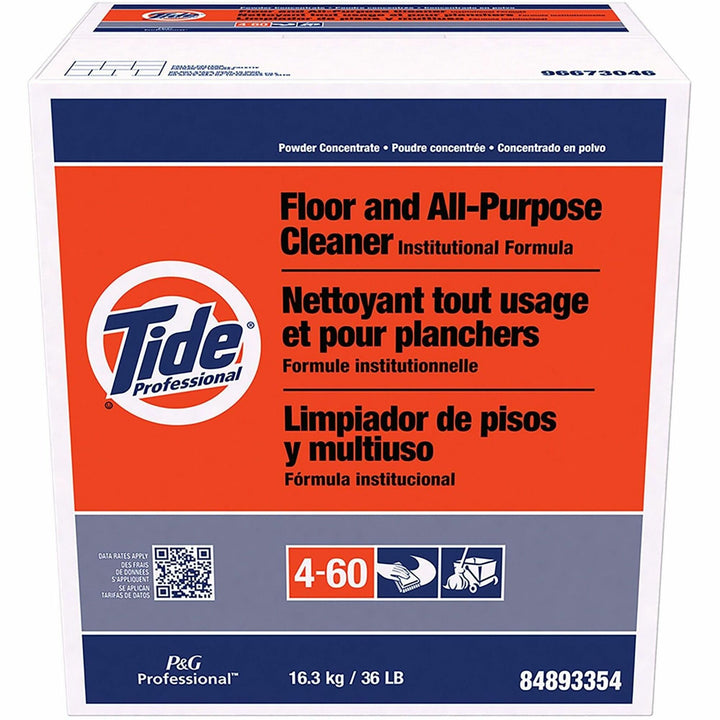 Image of Tide 02364 Professional Floor All Purpose Cleaner, For Fiberglass, Plastic, Wood, Stainless Steel, 576 oz (36 lb), 1 Carton