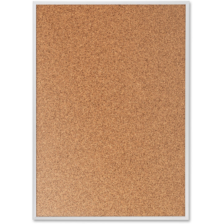 Image of Quartet® Classic Series Cork Bulletin Board, 60" x 36", Tan Surface, Anodized Aluminum Frame