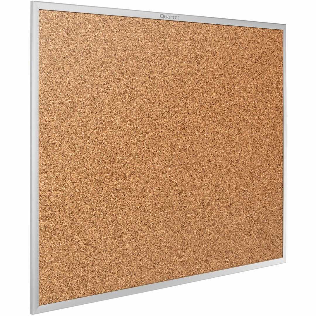 Image of Quartet® Classic Series Cork Bulletin Board, 96" x 48", Tan Surface, Anodized Aluminum Frame