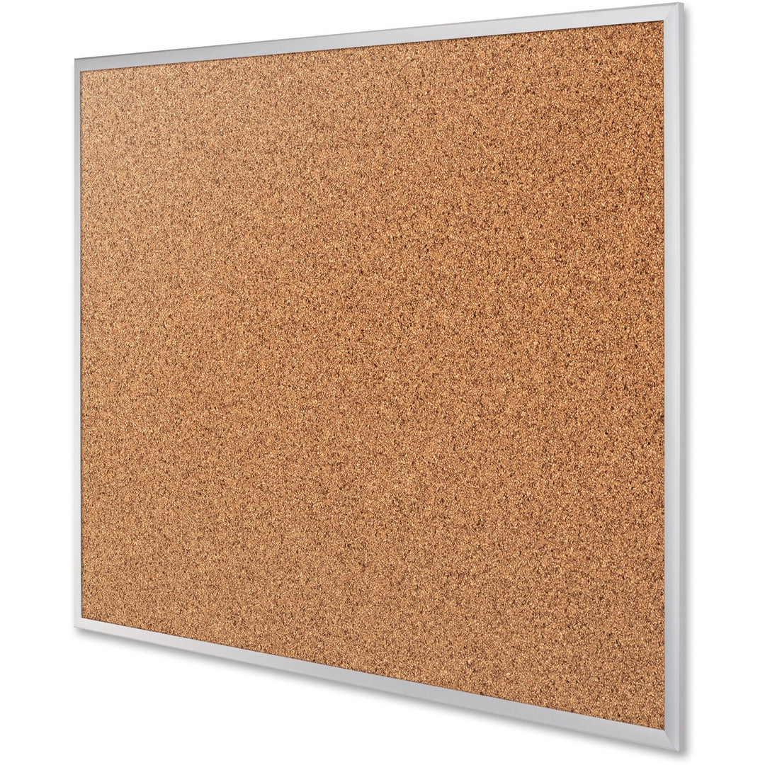 Image of Quartet® Classic Series Cork Bulletin Board, 96" x 48", Tan Surface, Anodized Aluminum Frame
