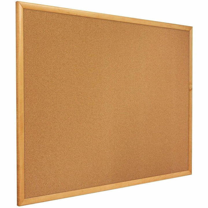 Image of Quartet® Classic Series Cork Bulletin Board, 96" x 48", Tan Surface, Oak Finished Fiberboard (MDF) Frame