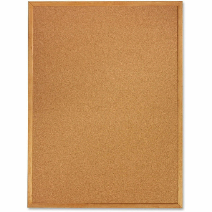 Image of Quartet® Classic Series Cork Bulletin Board, 96" x 48", Tan Surface, Oak Finished Fiberboard (MDF) Frame