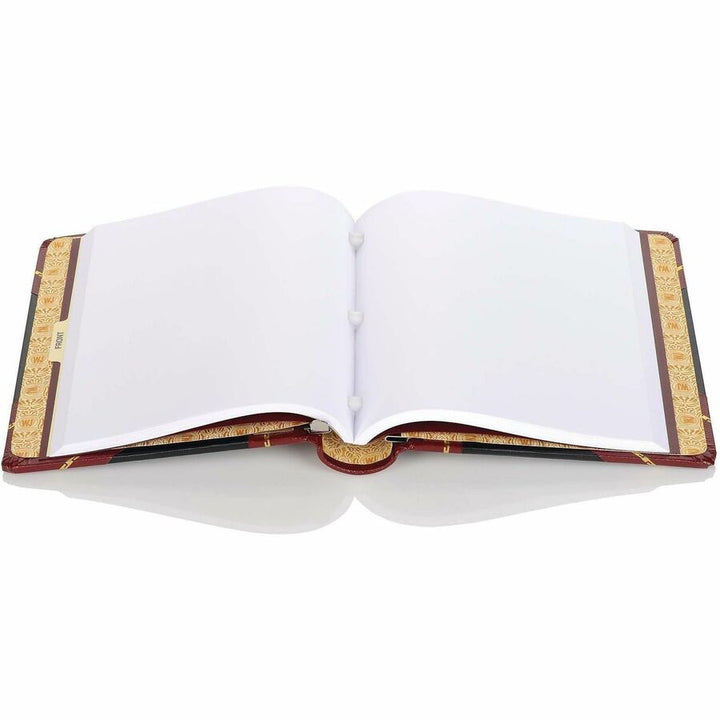 Image of Wilson Jones® Minute Book Binder, 500-Sheet Cap, 11"x8-1/2", Red/Black