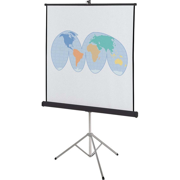 Image of Quartet® Portable Tripod Projection Screen, 60 X 60, White Matte Finish