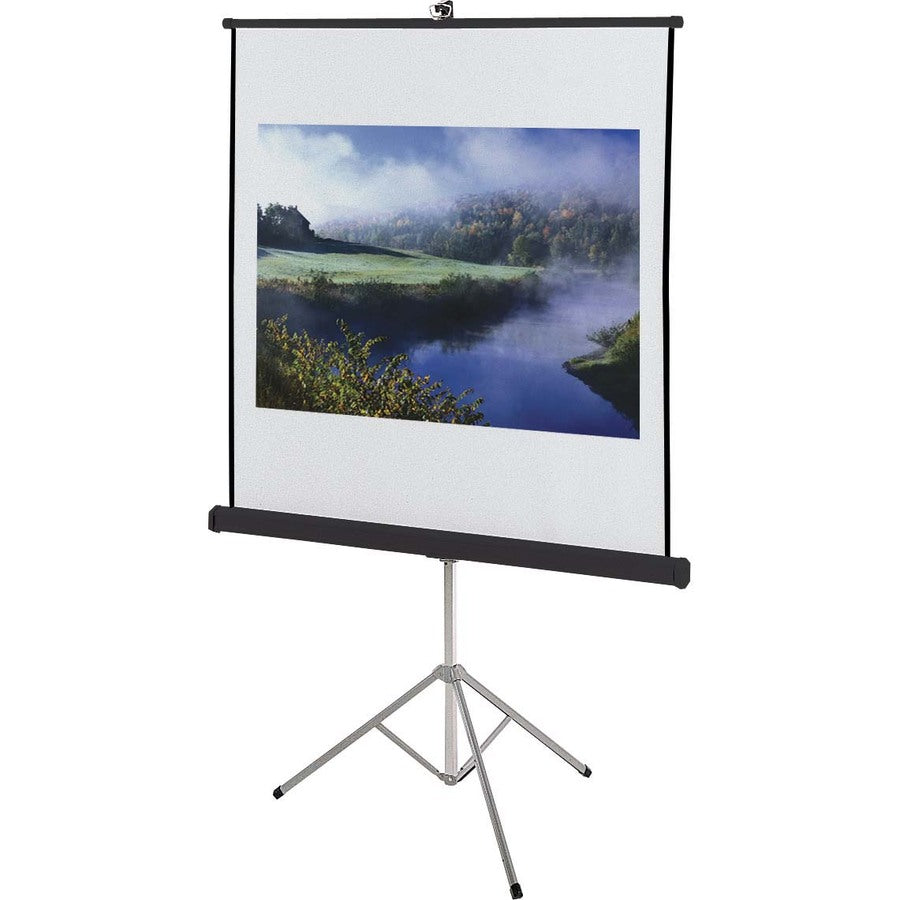 Image of Quartet® Portable Tripod Projection Screen, 70 X 70, White Matte Finish