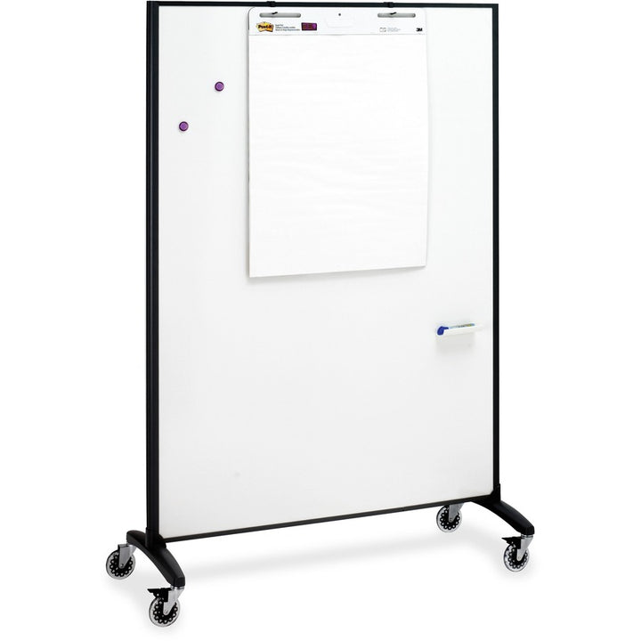 Image of Quartet® Multi Rm Divider/Magnetic Brd, 2-Sided, 3'x6', GPHT Frame