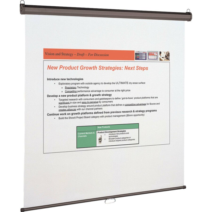 Image of Quartet® Wall Or Ceiling Projection Screen, 96 X 96, White Matte Finish
