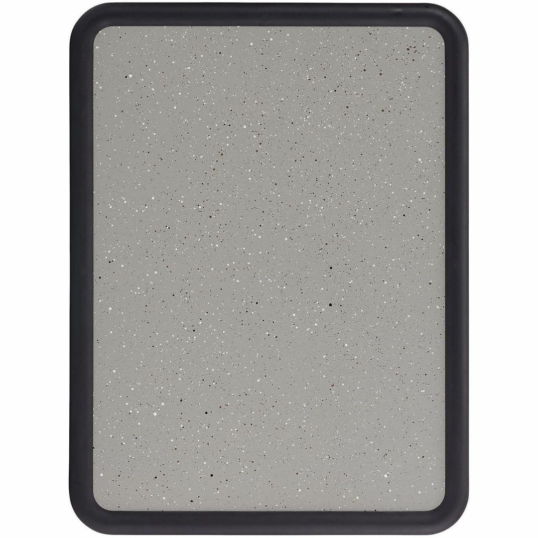 Image of Quartet® Contour Granite Board, 36" x 24", Granite Gray Surface, Black Plastic Frame