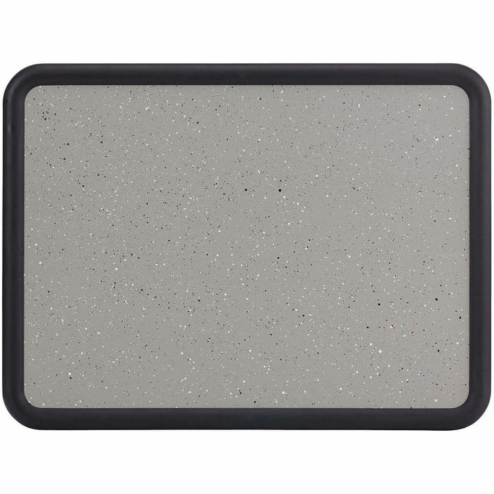 Image of Quartet® Contour Granite Board, 48" x 36", Granite Gray Surface, Black Plastic Frame