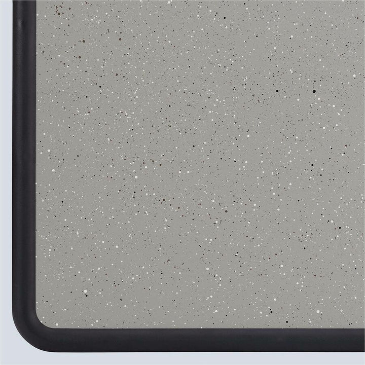 Image of Quartet® Contour Granite Board, 48" x 36", Granite Gray Surface, Black Plastic Frame
