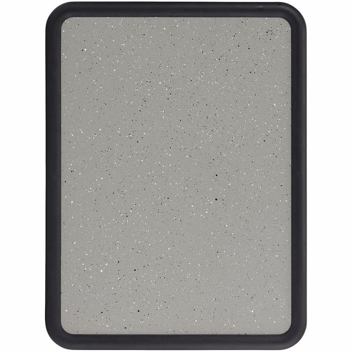 Image of Quartet® Contour Granite Board, 48" x 36", Granite Gray Surface, Black Plastic Frame