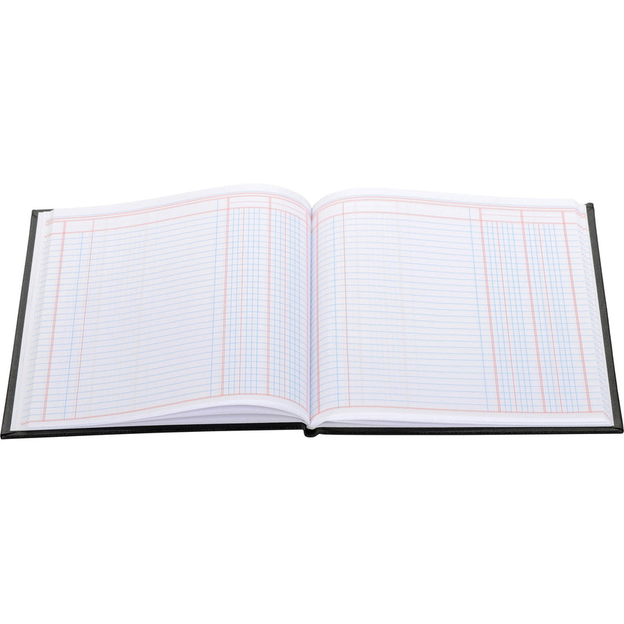 Image of Wilson Jones® 2 Column Book, 80 pages, 9-1/4"x7", Black