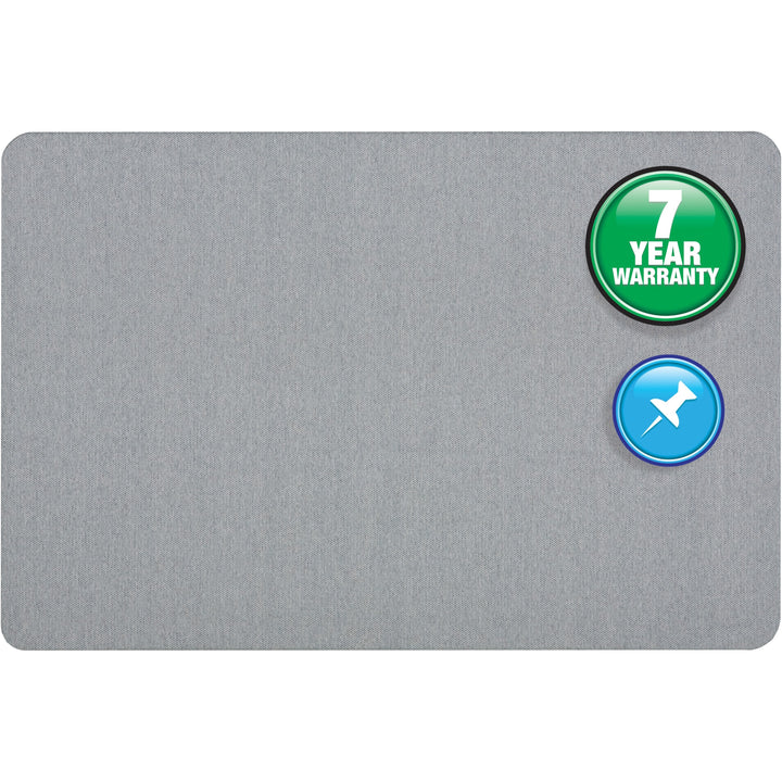 Image of Quartet® Oval Fabric Bulletin Board, 4'x3', Light Blue