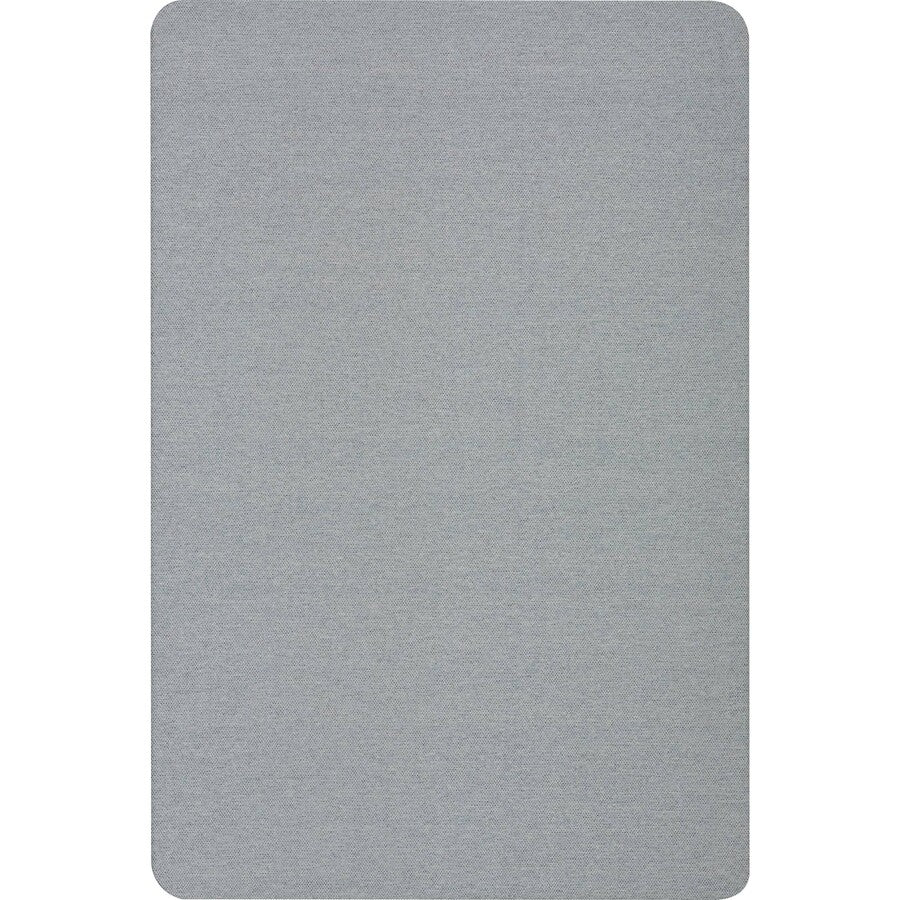 Image of Quartet® Oval Fabric Bulletin Board, 4'x3', Light Blue
