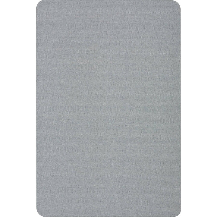 Image of Quartet® Oval Fabric Bulletin Board, 4'x3', Light Blue