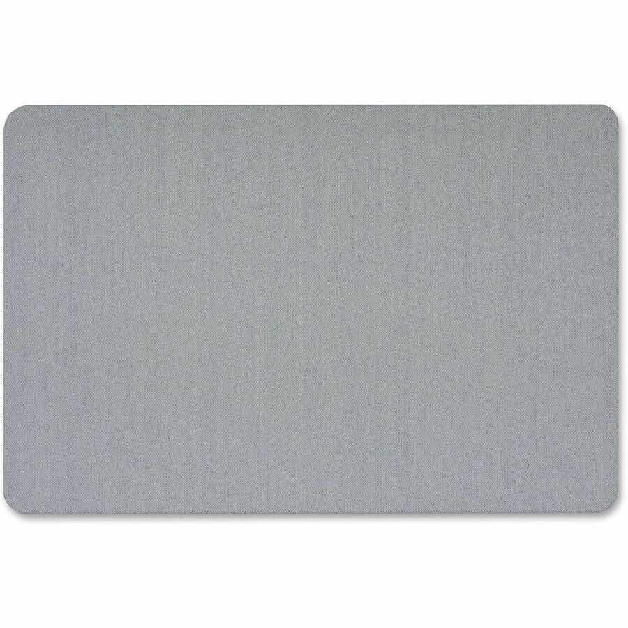 Image of Quartet® Oval Fabric Bulletin Board, 4'x3', Light Blue