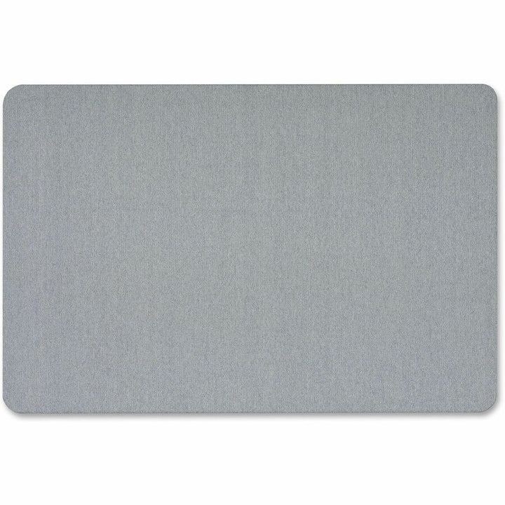 Image of Quartet® Oval Fabric Bulletin Board, 4'x3', Light Blue