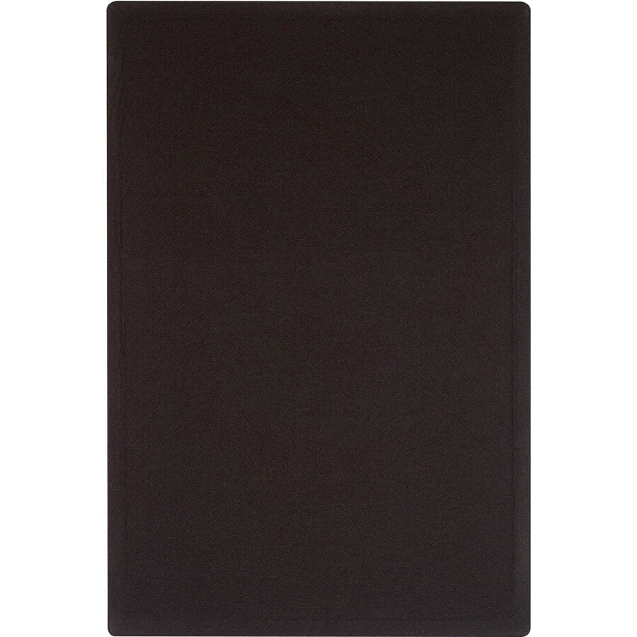 Image of Quartet® Oval Office Fabric Board, 48" x 36", Black Surface