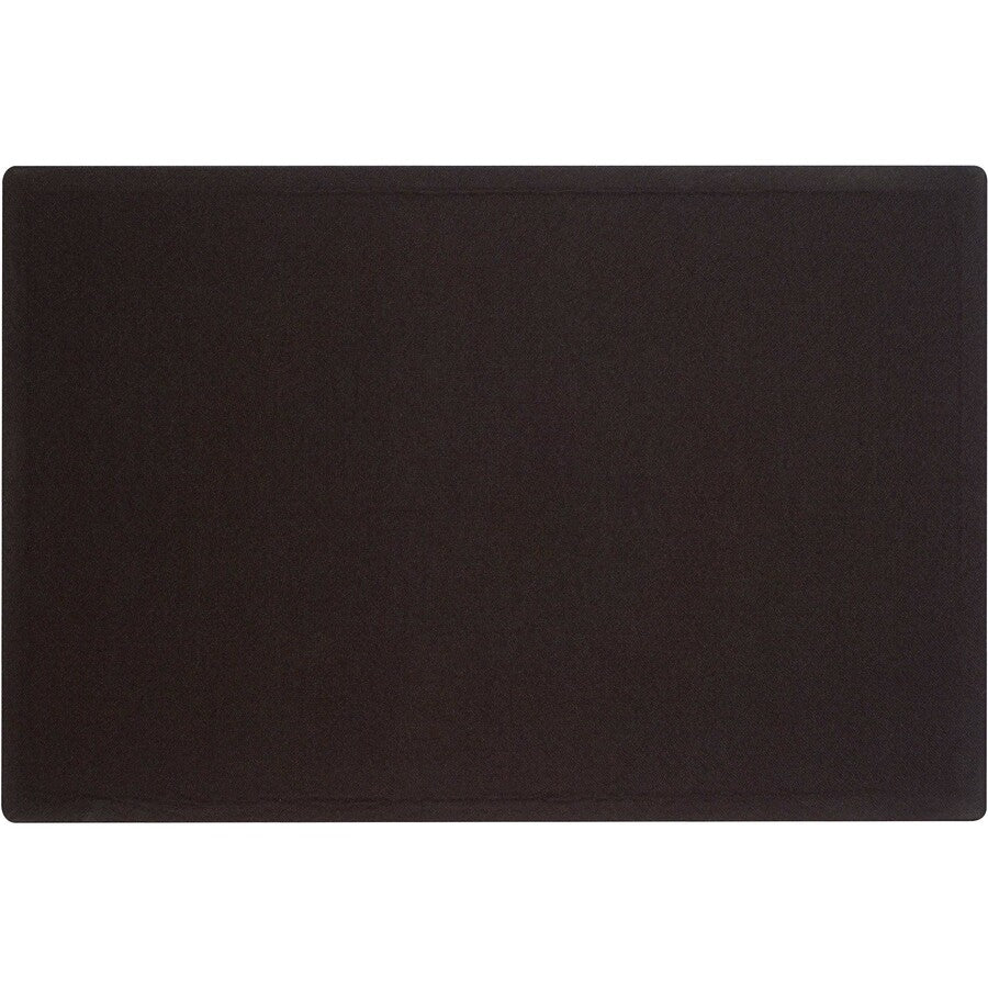 Image of Quartet® Oval Office Fabric Board, 48" x 36", Black Surface