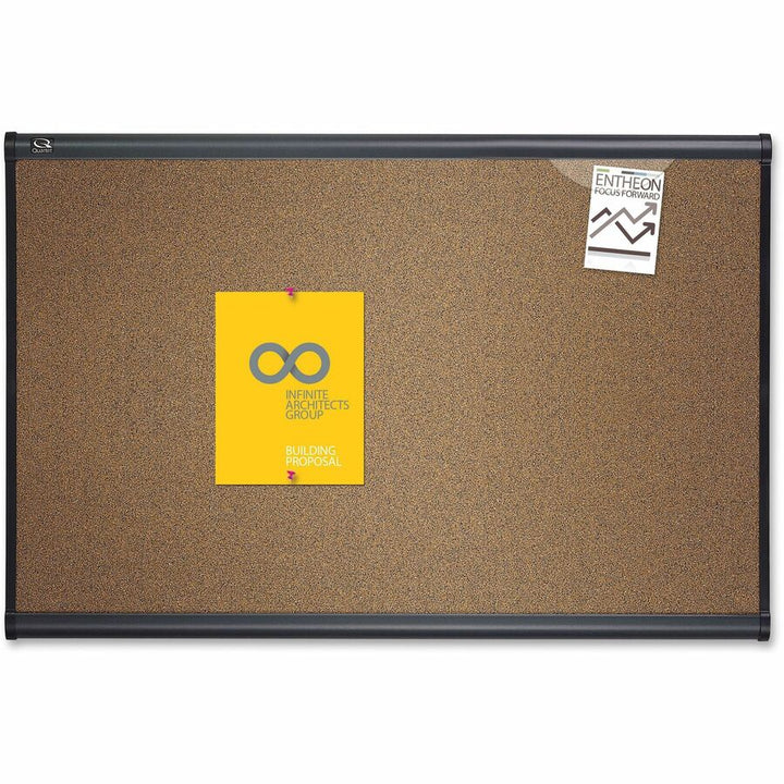 Image of Quartet® Bulletin Board, 6'x4', Graphite Frame