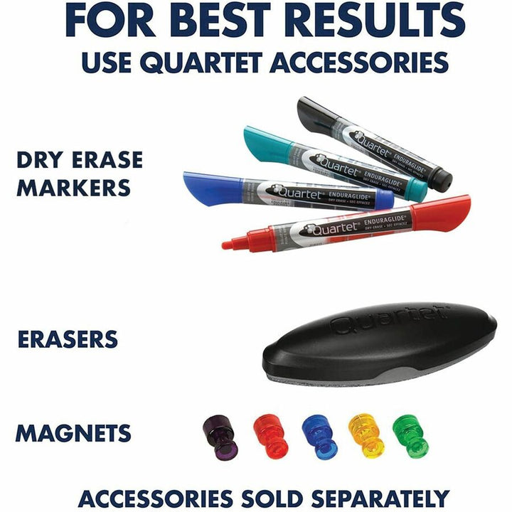 Image of Quartet® Matrix Magnetic Boards, 16" x 16", White Surface, Satin Aluminum Frame