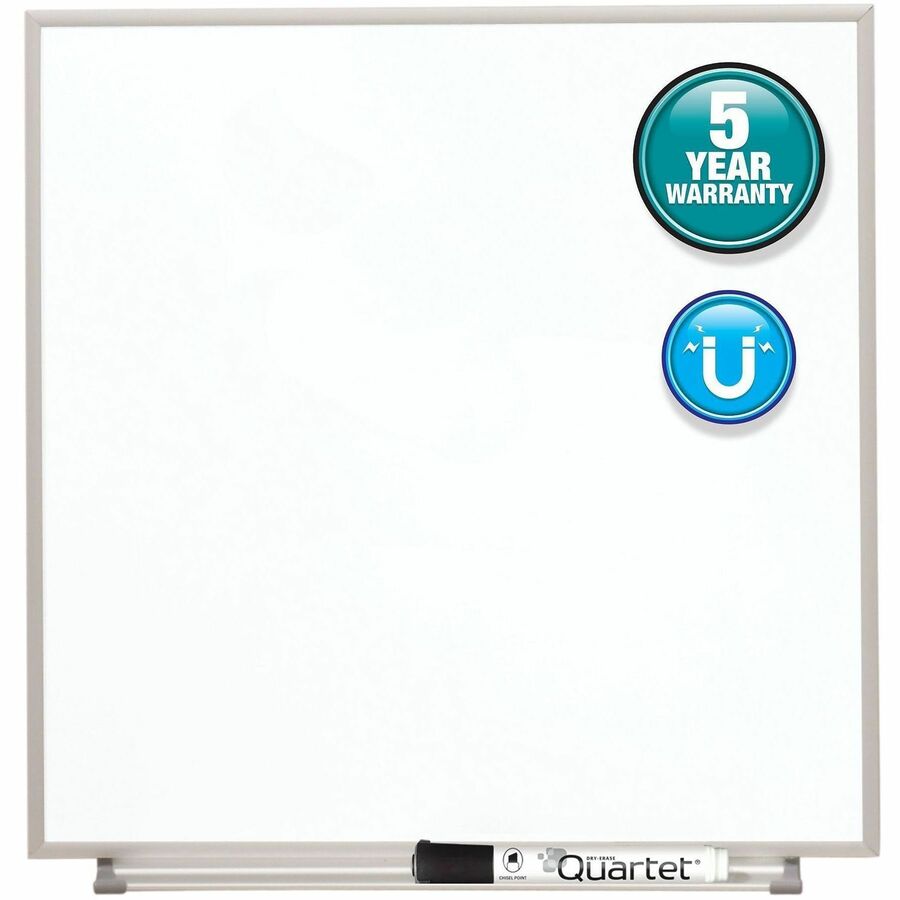 Image of Quartet® Matrix Magnetic Boards, 16" x 16", White Surface, Satin Aluminum Frame