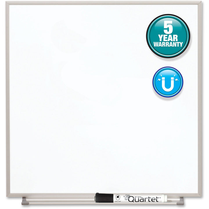 Image of Quartet® Matrix Magnetic Boards, 16" x 16", White Surface, Satin Aluminum Frame