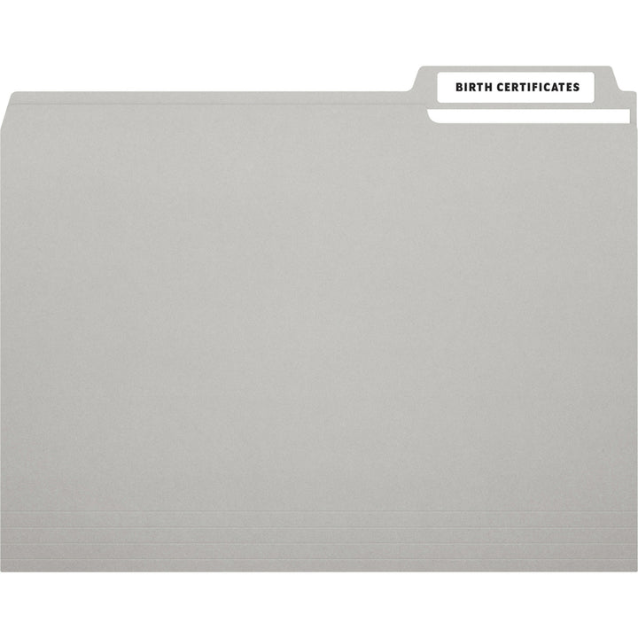 Image of MACO® Cover-All Opaque File Folder Labels, Inkjet/laser Printers, 0.66 X 3.44, White, 30 Labels/sheet, 50 Sheets/box