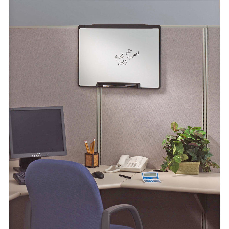 Image of Quartet® Motion Portable Dry Erase Marker Board, 24" x 18", White Surface, Black Plastic Frame
