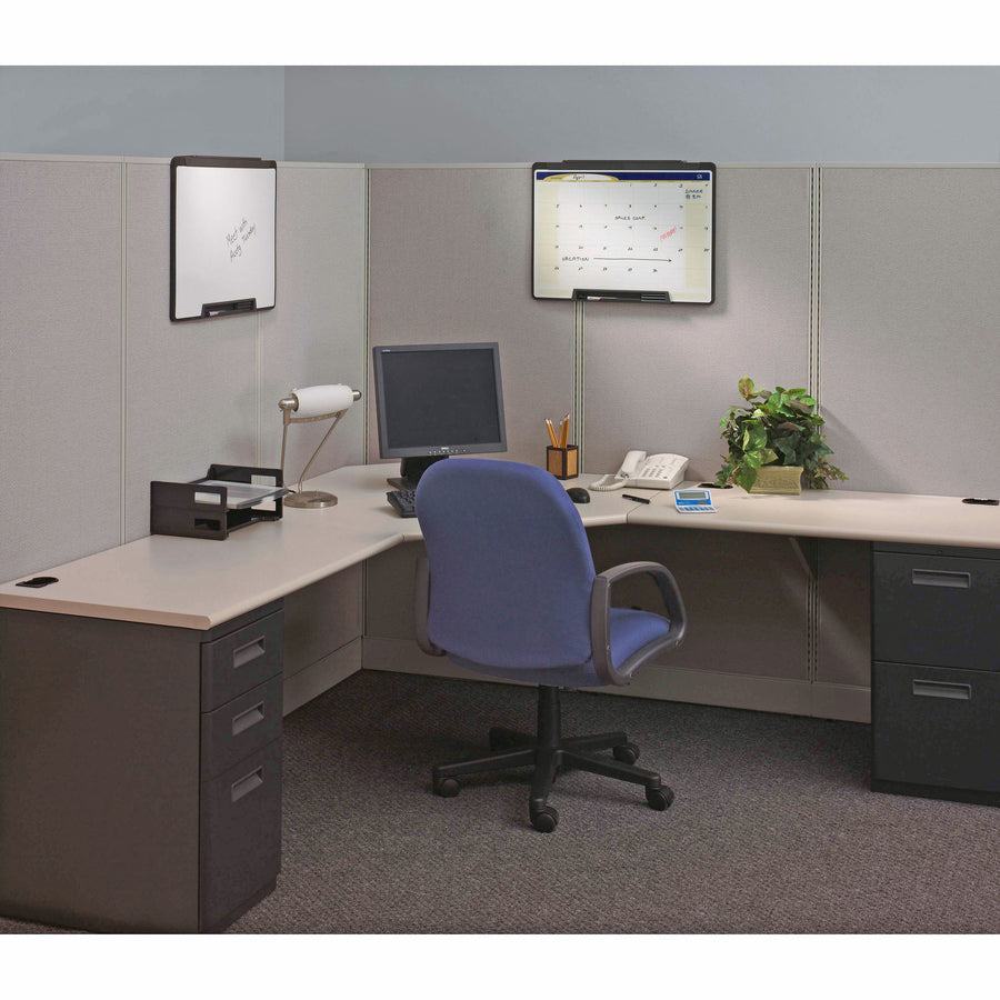 Image of Quartet® Motion Portable Dry Erase Marker Board, 24" x 18", White Surface, Black Plastic Frame