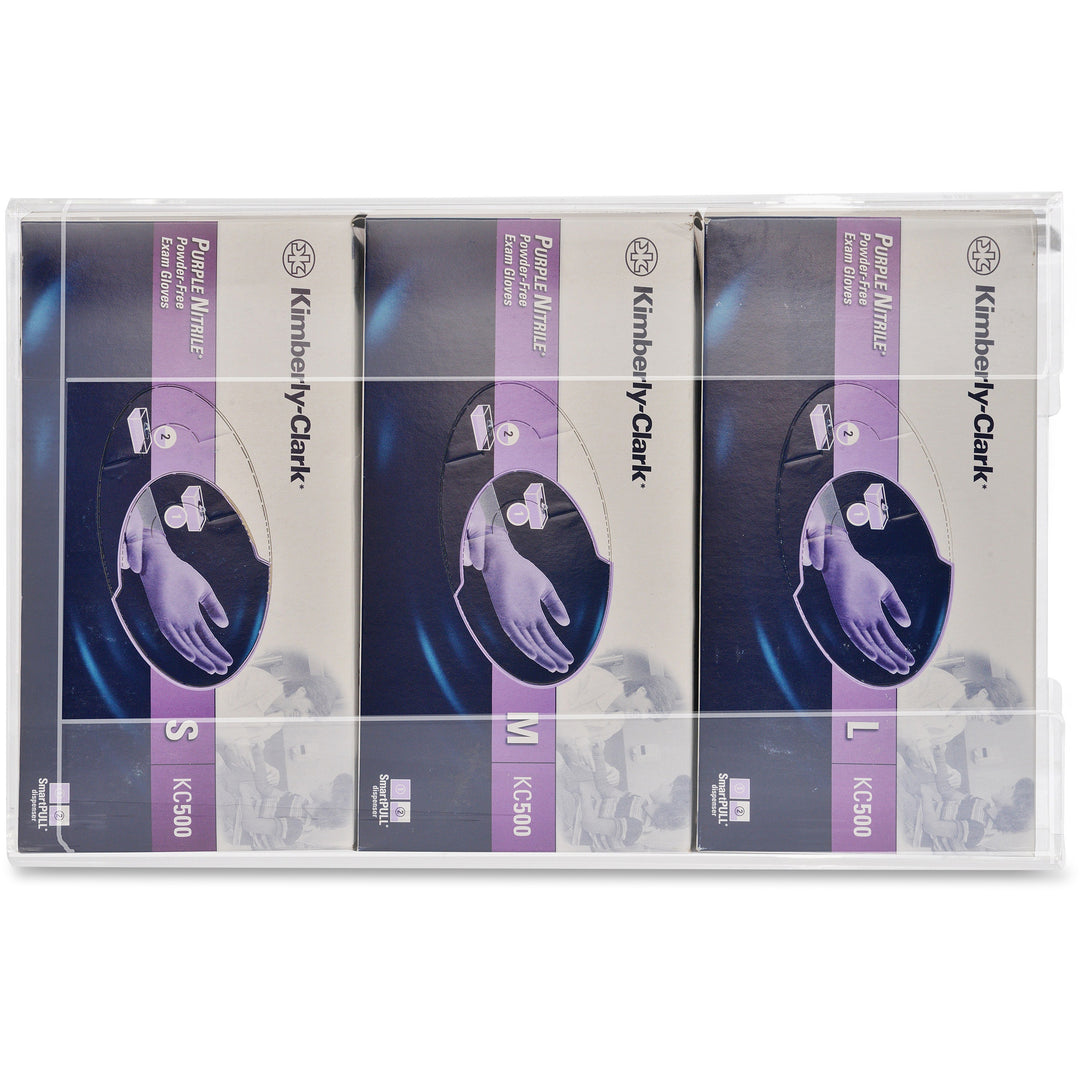 Image of Kantek Glove Box Holder, Single, 11"x3-1/2"x4-3/4", Clear
