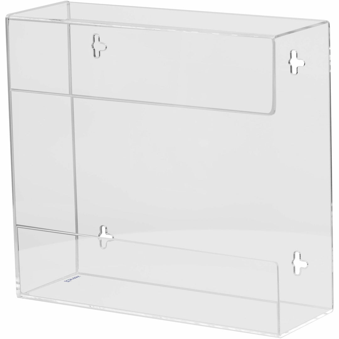 Image of Kantek Glove Box Holder, Double, 11"x3-1/2"x9-1/2", Clear