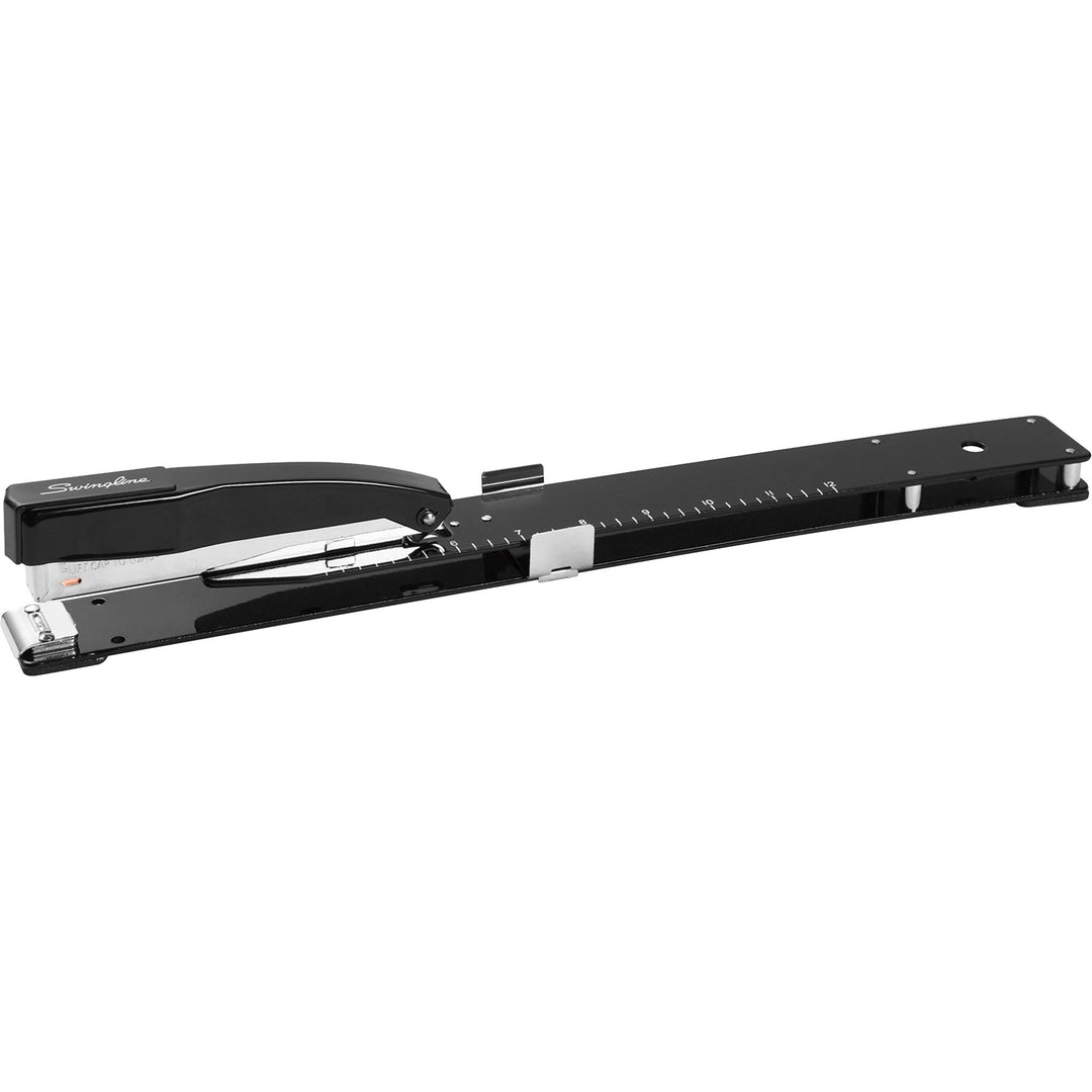 Image of Swingline® Heavy-Duty Long Reach Stapler, 20-Sheet Capacity, 12" Throat, Black