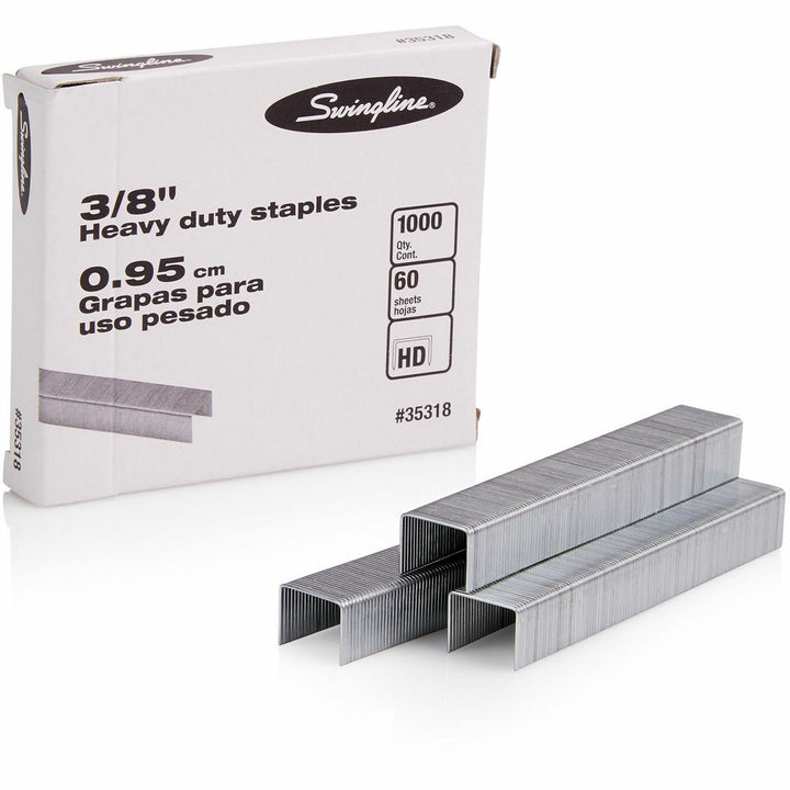 Image of Swingline® S.f. 13 Heavy-Duty Staples, 0.38" Leg, 0.5" Crown, Steel, 1,000/box