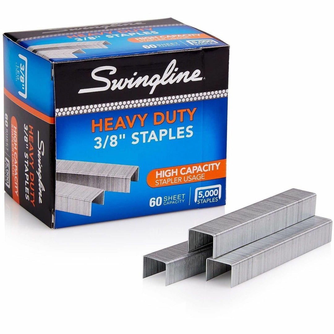 Image of Swingline® S.f. 39 Heavy-Duty Staples, 0.38" Leg, 0.5" Crown, Steel, 5,000/box