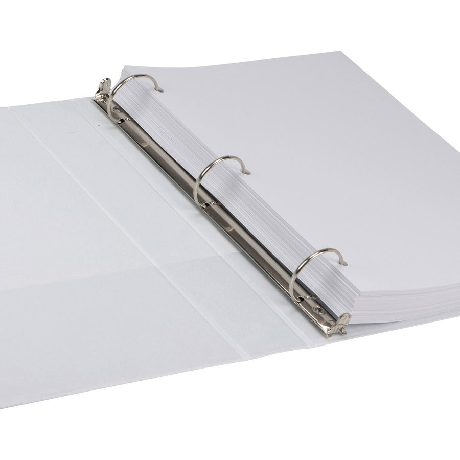 Image of Samsill® Earth's Choice Plant-Based Round Ring View Binder, 3 Rings, 1.5" Capacity, 11 x 8.5, White