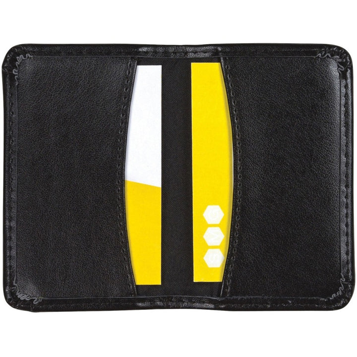 Image of Samsill® Regal Leather Business Card Wallet, Holds 25 2 X 3.5 Cards, 4.25 X 3, Black