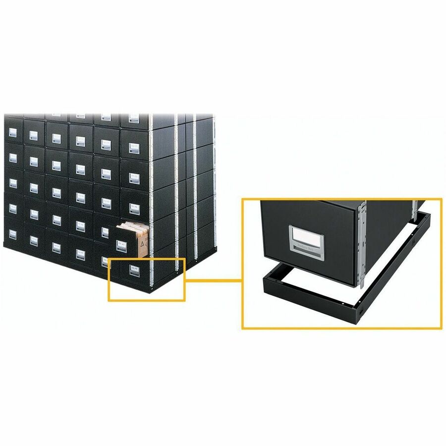 Image of Fellowes® Metal Base, Letter, f/00511, 13-7/8"x25-3/8"x2-1/2", Black
