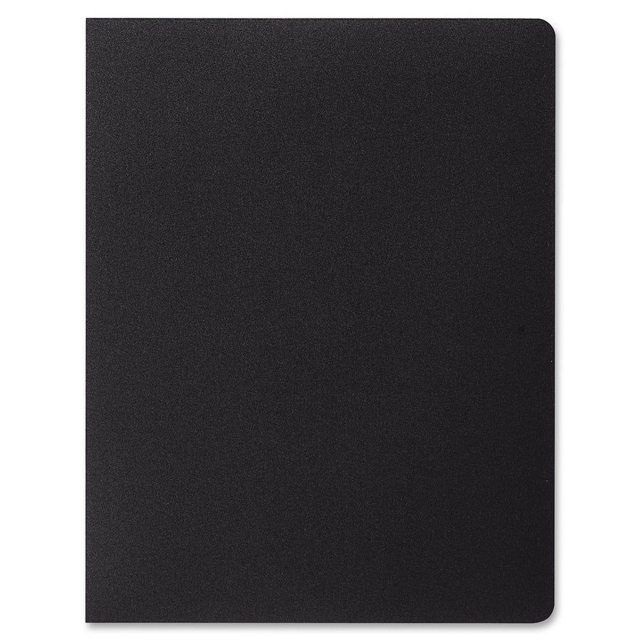 Image of GBC Designer 25703 Unpunched Binding Covers, 8 3/4" x 11 1/4", Poly, Black, Heavy Duty, Tear Proof, Spill Proof, Opaque, Unpunched, 25 / Pack