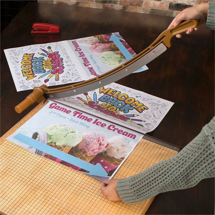 Image of Swingline® Classiccut Ingento Solid Maple Paper Trimmer, 15 Sheets, 24" Cut Length, 24 X 24