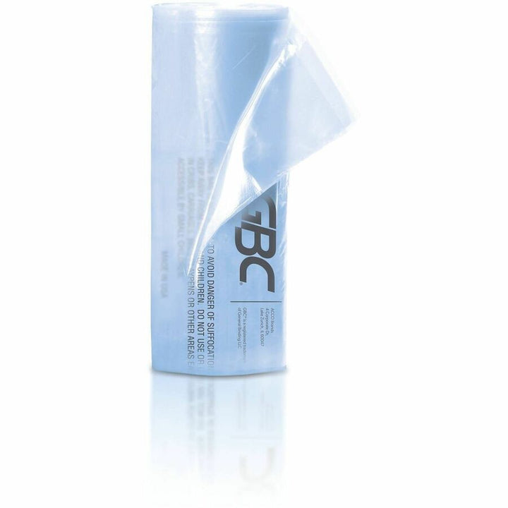 Image of GBC 1765015 Shredder Bags, For Large Office Shredders, 30 gal, 3.9" H x 4" W x 10.3" Depth, Plastic, Clear, 25 / Box