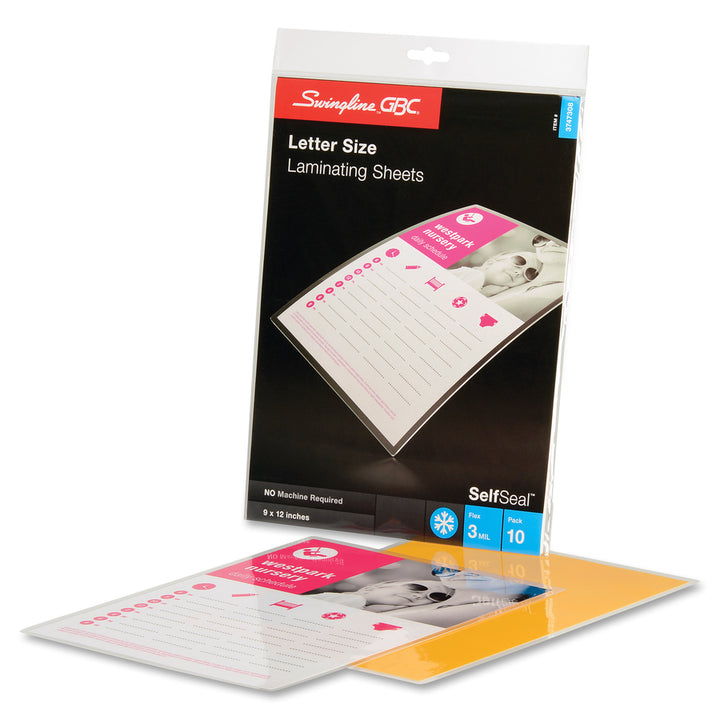 Image of GBC 3747308 Self-Adhesive Laminating Pouch