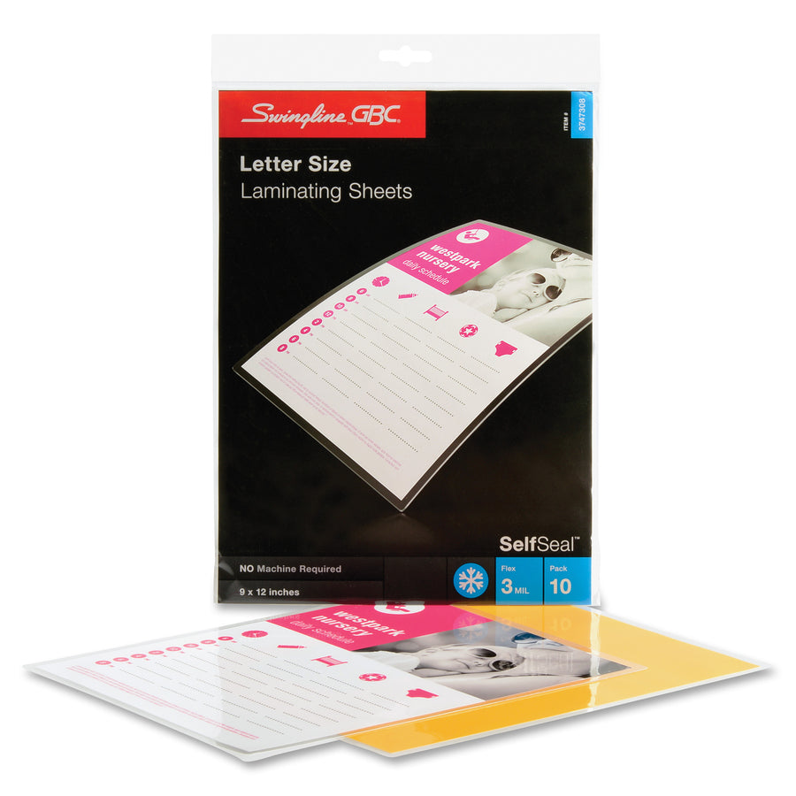 Image of GBC 3747308 Self-Adhesive Laminating Pouch
