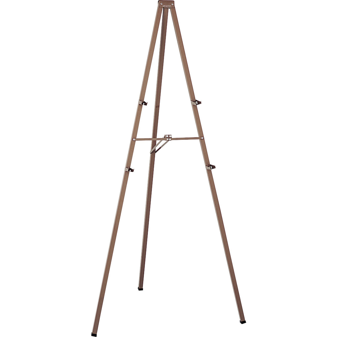 Image of Quartet® Tripod Display Easel, 72" High, Steel, Bronze