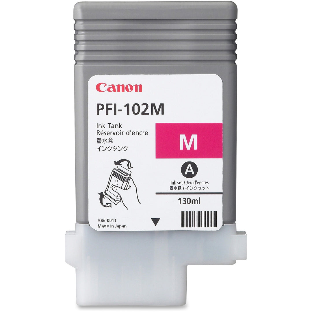 Image of Canon® Ink Cartridge, f/ iPF510/600/700 Printers,130mL, Magenta