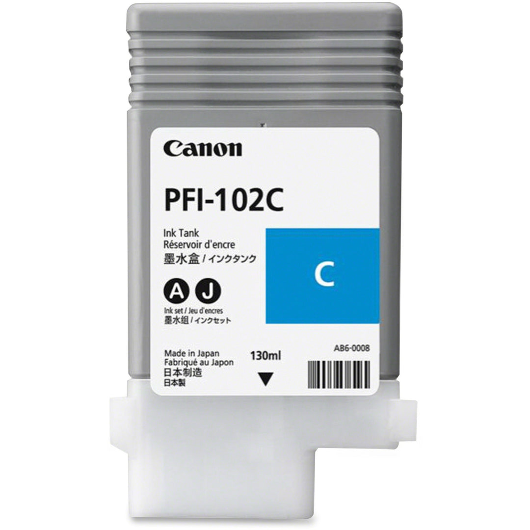 Image of Canon® Ink Cartridge, f/ iPF510/600/710 Series, 130ml, Cyan
