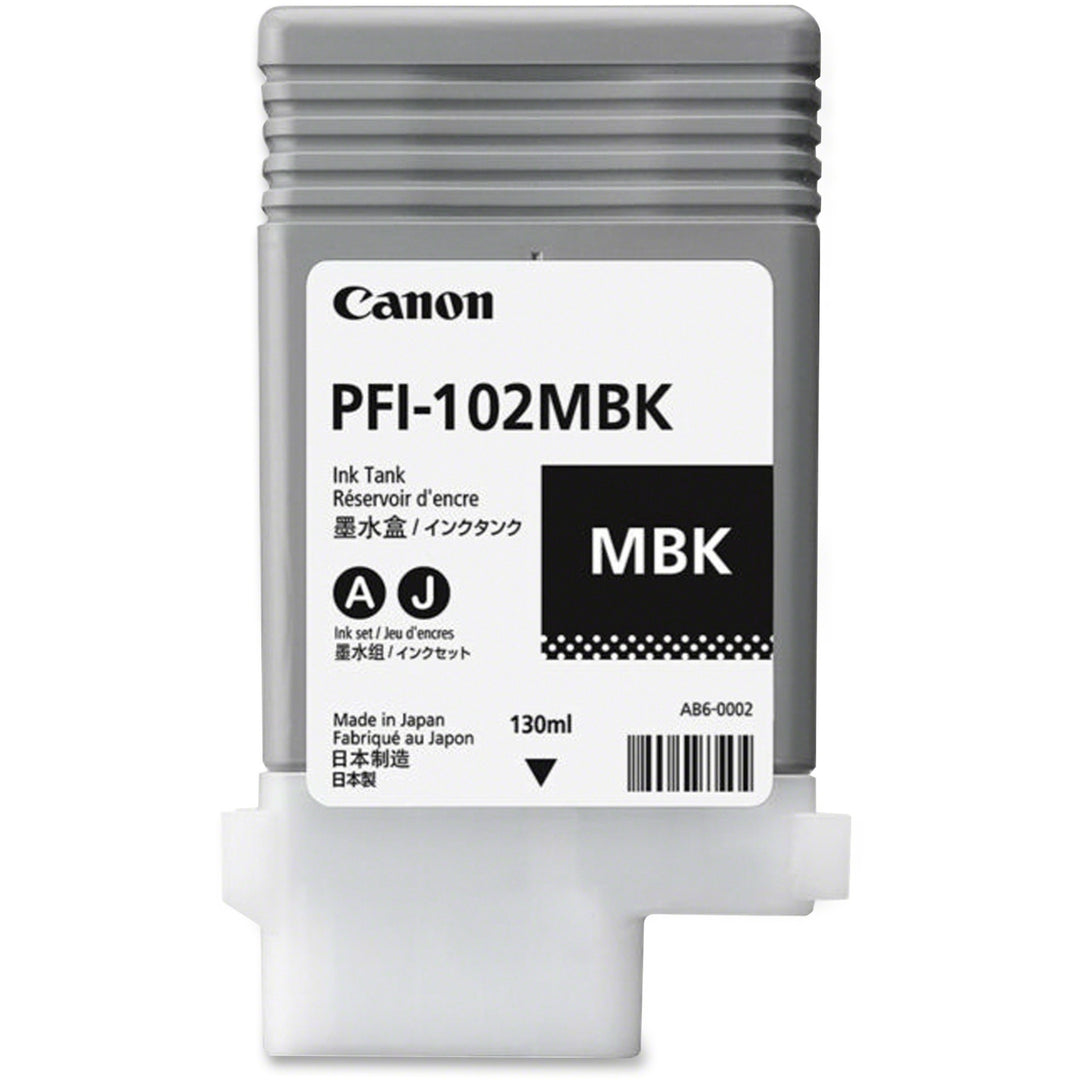 Image of Canon® Ink Cartridge, f/ iPF510/600/710 Series, 130ml, Matte Black