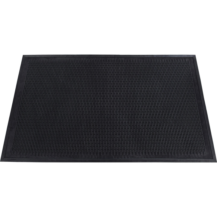 Image of Genuine Joe 70467 Clean Step Scraper Floor Mats, Outside Entrance, Outdoor, 72" L x 48" Width, Rubber, Black, 1 Each