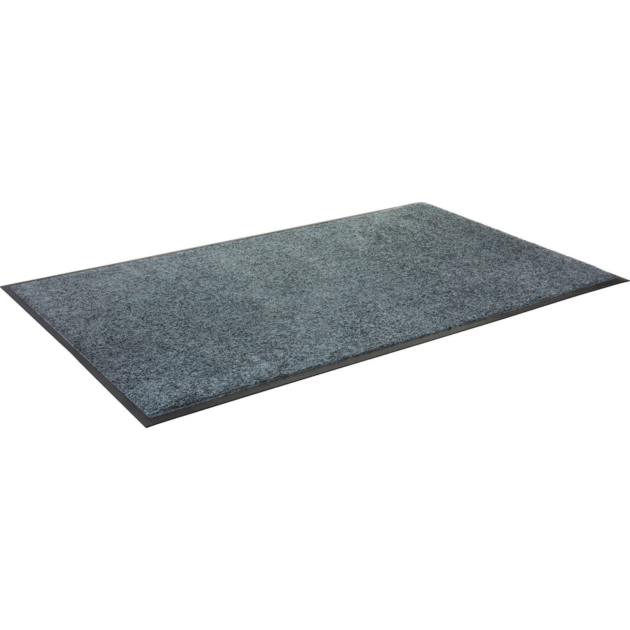 Image of Genuine Joe Wiper Mat, Indoor, Nylon Carpet/Rubber Back, 43-1/2"x66",GY
